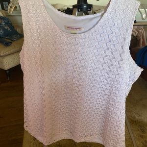 white jacket and tank top (Allison Daily)